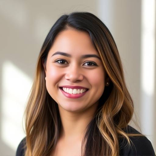 Portrait of Emily Rodriguez, Student Success Manager at LearnSphere, looking friendly and approachable.